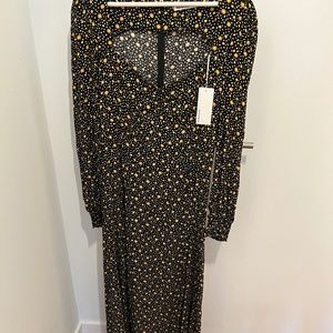 Reformation dress, Wallflower midi dress in Carolina.